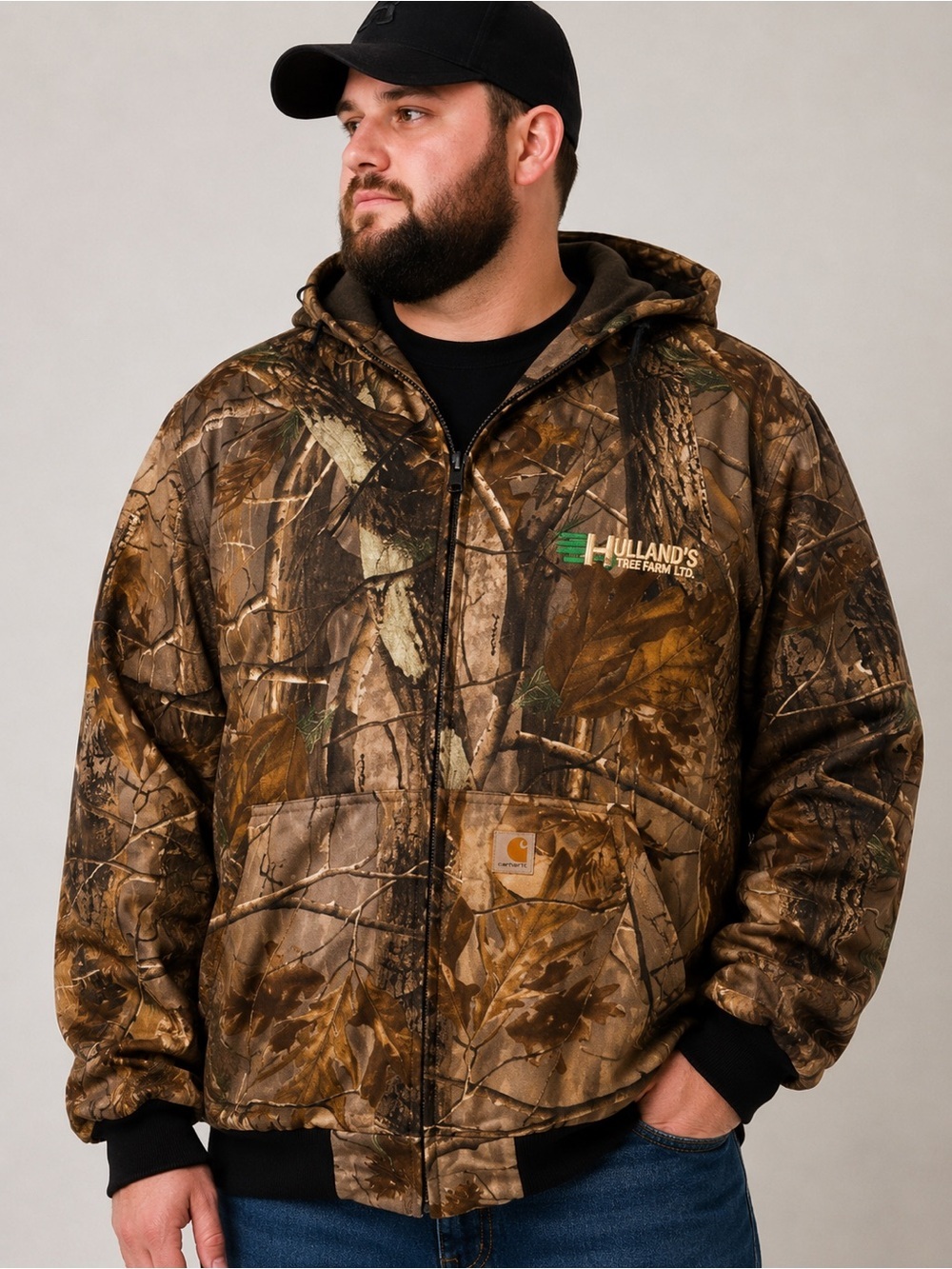 Carhartt Jacket Realtree Camo Work Coat - J220 CAP - 2XL Regular - Great Shape